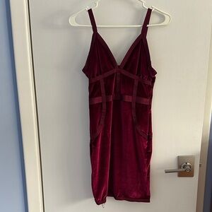 For someone who sews…Guess Velvet Burgundy Slip Dress